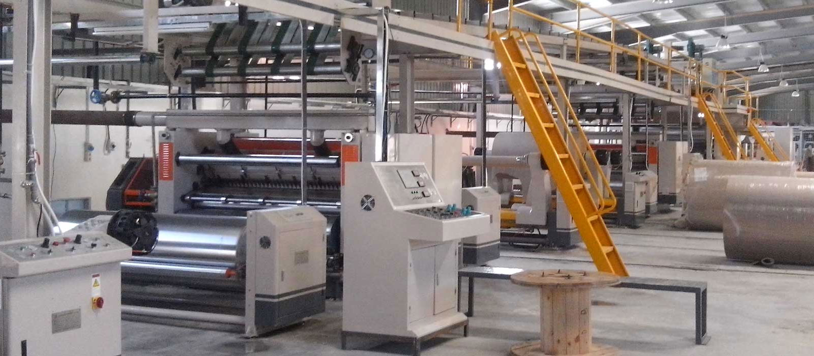 3 and 5 Ply Automatic Paper Corrugated Board Making Plant